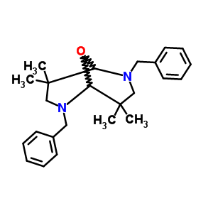 4,8-Dibenzyl-2,2,6,6-tetramethyl-9-oxa-4,8-diazabicyclo[3.3.1]nonane Structure,17322-87-1Structure