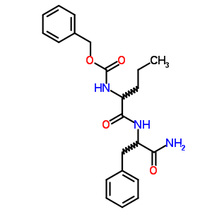 Benzyl n-[1-[(1-carbamoyl-2-phenyl-ethyl)carbamoyl]butyl]carbamate Structure,17337-71-2Structure