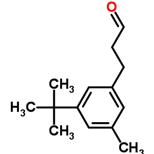 3-(1,1-Dimethylethyl)-5-methyl-benzenepropanal Structure,173445-39-1Structure