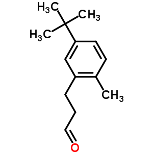 5-(1,1-Dimethylethyl)-2-methyl-benzenepropanal Structure,173445-62-0Structure