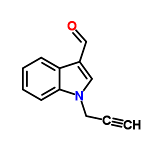 1-Prop-2-ynyl-1h-indole-3-carbaldehyde Structure,173531-53-8Structure