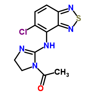 1-[2-[(5-Chloro-2,1,3-benzothiadiazol-4-yl)amino]-4,5-dihydro-1h-imidazol-1-yl]ethanone Structure,173532-15-5Structure