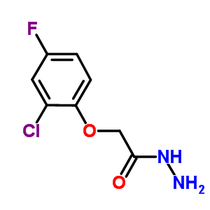 2-(2-Chloro-4-fluorophenoxy)acetohydrazide Structure,1736-80-7Structure