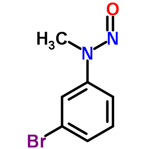 Aniline, m-bromo-n-methyl-n-nitroso- Structure,17405-06-0Structure