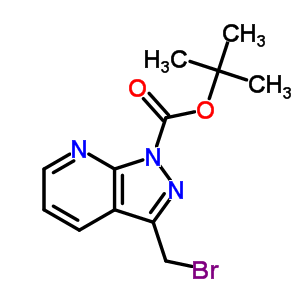 Tert-butyl 3-(bromomethyl)-1h-pyrazolo[3,4-b]pyridine-1-carboxylate Structure,174180-76-8Structure