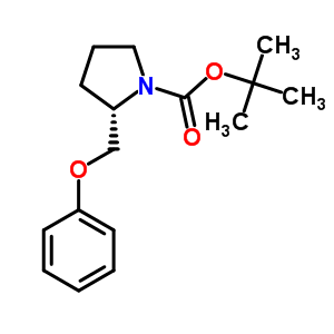2-(苯氧基甲基)吡咯烷-1-羧酸-(S)-叔丁酯結(jié)構(gòu)式_174213-51-5結(jié)構(gòu)式