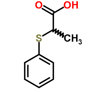 Propanoicacid, 2-(phenylthio)- Structure,17431-94-6Structure