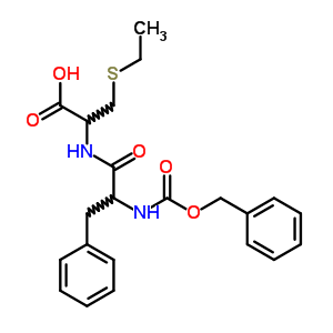 Alanine,n-(n-carboxy-3-phenyl-d-alanyl)-3-(ethylthio)-, n-benzyl ester, l-(8ci) Structure,17445-52-2Structure