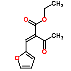 Butanoic acid,2-(2-furanylmethylene)-3-oxo-, ethyl ester Structure,17448-84-9Structure