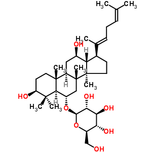 人參皂苷Rh4對照品結構式_174721-08-5結構式