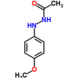 Acetic acid,2-(4-methoxyphenyl)hydrazide Structure,17473-78-8Structure