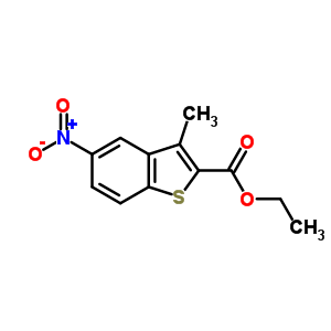 Ethyl 3-methyl-5-nitrobenzo[b]thiophene-2-carboxylate Structure,17514-60-2Structure