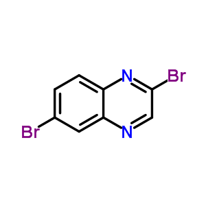 2,6-二溴喹噁啉結(jié)構(gòu)式_175858-10-3結(jié)構(gòu)式