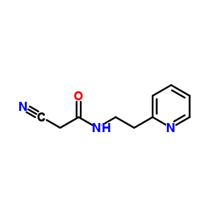 Acetamide, 2-cyano-n-[2-(2-pyridinyl)ethyl]- Structure,17624-18-9Structure