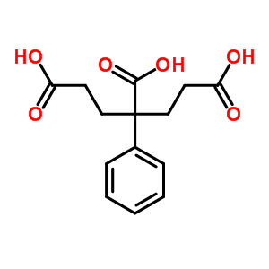 3-Phenyl-1,3,5-pentanetricarboxylic acid Structure,17724-90-2Structure