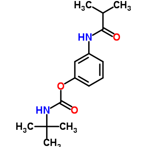 Carbamic acid, (1, 1-dimethylethyl)-, 3-[(2-methyl-1-oxopropyl)amino]phenyl ester Structure,17787-98-3Structure