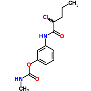 2-Chloro-3-(methylcarbamoyloxy)valeranilide Structure,17795-78-7Structure