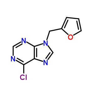 6-Chloro-9-(2-furylmethyl)purine Structure,17801-48-8Structure