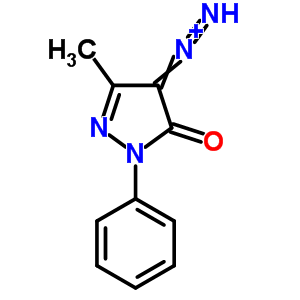 3H-pyrazol-3-one, 4-diazo-2,4-dihydro-5-methyl-2-phenyl- Structure,1781-33-5Structure