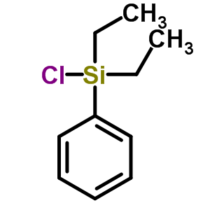 Benzene,(chlorodiethylsilyl)- Structure,17876-59-4Structure