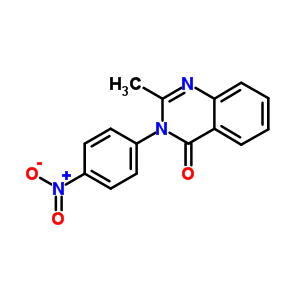 2-Methyl-3-(4-nitrophenyl)quinazolin-4-one Structure,1788-96-1Structure