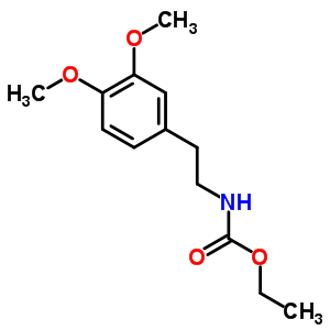 N-[2-(3,4-dimethoxyphenyl)ethyl]carbamic acid ethyl ester Structure,17889-63-3Structure