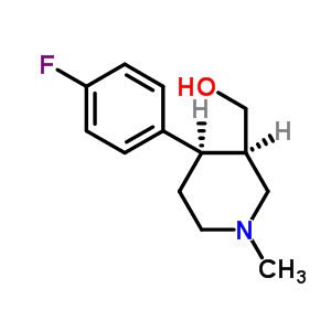 3-Piperidinemethanol, 4-(4-fluorophenyl)-, (3R,4S)- Structure,179463-85-5Structure