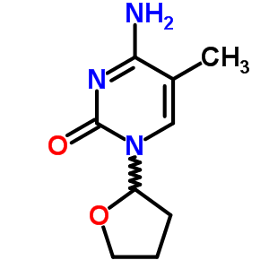 4-Amino-5-methyl-1-(oxolan-2-yl)pyrimidin-2-one Structure,18002-32-9Structure