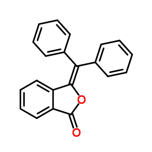 3-Benzhydrylideneisobenzofuran-1-one Structure,1801-25-8Structure