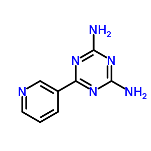 1,3,5-Triazine-2,4-diamine, 6-(3-pyridinyl)- Structure,18020-61-6Structure