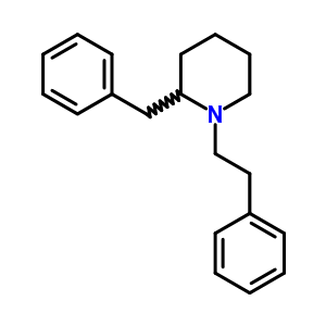 2-Benzyl-1-phenethyl-piperidine Structure,18097-10-4Structure