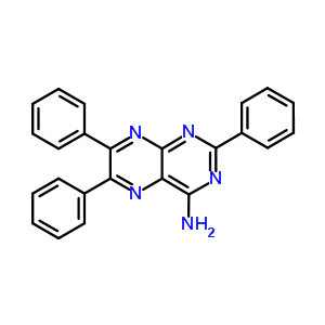 4-Pteridinamine,2,6,7-triphenyl- Structure,18181-94-7Structure