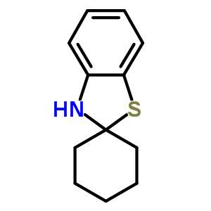 3H-spiro[1,3-benzothiazole-2,1-cyclohexane] Structure,182-53-6Structure