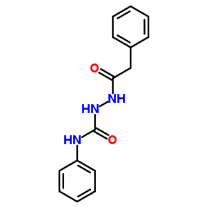 Benzeneaceticacid, 2-[(phenylamino)carbonyl]hydrazide Structure,18233-65-3Structure