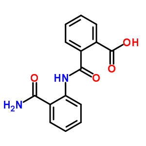 Benzoic acid,2-[[[2-(aminocarbonyl)phenyl]amino]carbonyl]- Structure,18257-54-0Structure