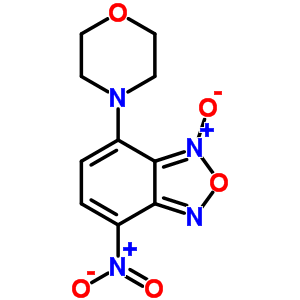 Benzofurazan, 4-(4-morpholinyl)-7-nitro-, 3-oxide Structure,18378-05-7Structure