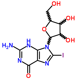 Guanosine, 8-iodo- Structure,18438-99-8Structure