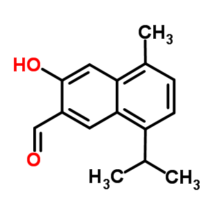 3-Hydroxy-5-methyl-8-propan-2-yl-naphthalene-2-carbaldehyde Structure,18478-73-4Structure