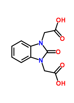 3-(Carboxymethyl)-2-oxo-2,3-dihydro-1h-benzimidazol-1-yl]acetic acid Structure,1848-99-3Structure