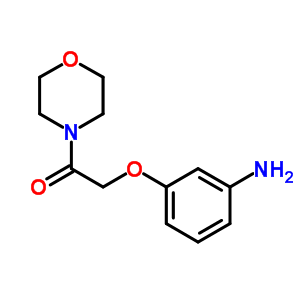 [3-(2-Morpholin-4-yl-2-oxoethoxy)phenyl]amine Structure,184944-87-4Structure