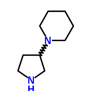 1-((R)-pyrrolidin-3-yl)piperidine Structure,184970-32-9Structure