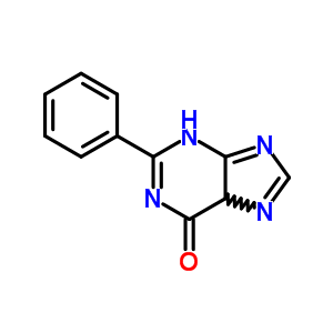 6H-purin-6-one,1,9-dihydro-2-phenyl- Structure,18503-16-7Structure