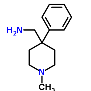 (1-Methyl-4-phenylpiperidin-4-yl)methanamine Structure,1859-37-6Structure