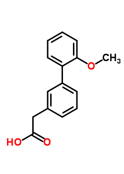 (2-Methoxy-biphenyl-3-yl)-acetic acid Structure,187269-42-7Structure