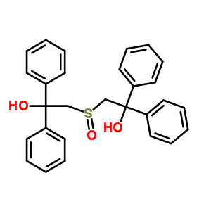 2-(2-Hydroxy-2,2-diphenyl-ethyl)sulfinyl-1,1-diphenyl-ethanol Structure,18738-55-1Structure