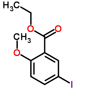 5-Iodo-2-methoxybenzoic acid ethyl ester Structure,187396-76-5Structure