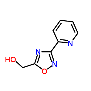 (3-Pyridin-2-yl-1,2,4-oxadiazol-5-yl)methanol Structure,187970-01-0Structure