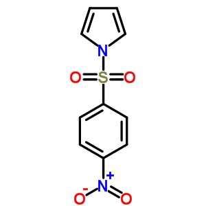 1-(4-Nitrophenyl)sulfonylpyrrole Structure,18836-83-4Structure