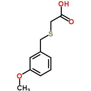 Aceticacid, 2-[[(3-methoxyphenyl)methyl]thio]- Structure,18926-47-1Structure