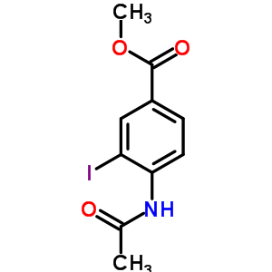 Methyl 4-acetamido-3-iodobenzoate Structure,190071-23-9Structure